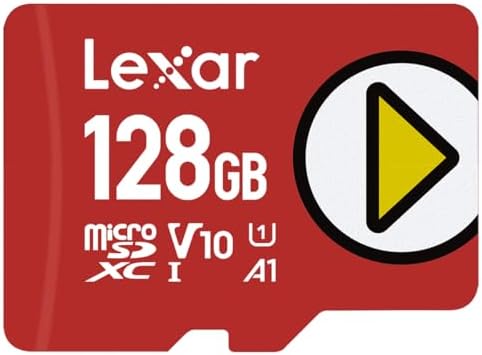 Lexar Play 128GB microSDXC UHS-I Card, Compatible with Nintendo Switch, Up to 150MB/s Read (LMSPLAY128G-BNNNU)