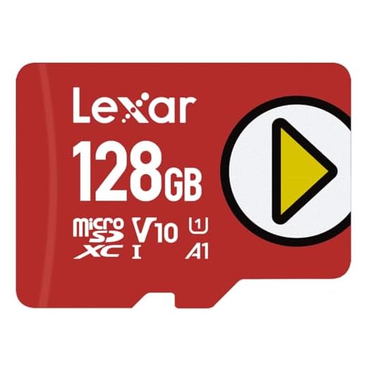 Lexar PLAY 128 GB microSDXC UHS-I-Card, até 150 MB/s de leitura, compatível com Nintendo-Switch, dispositivos portáteis para jogos, smartphones e tablets (LMSPLAY128G-BNNNU)