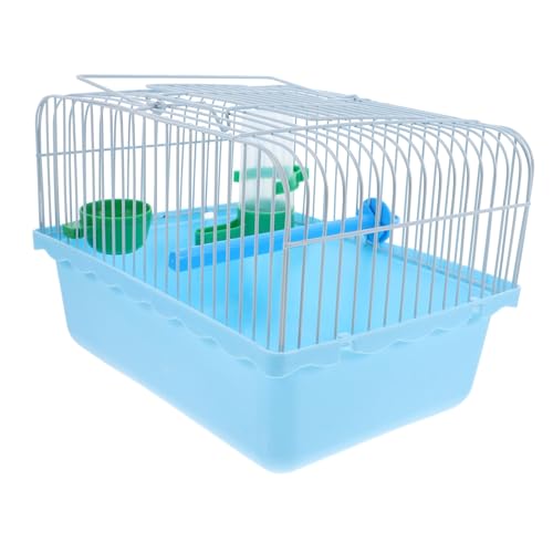 Happyyami Jaula De Pájaros Portátil Jaula De Transporte De Loros Jaulas De Pájaros para Periquitos Jaula De Viaje Porta Pájaros Porta Pájaros Pequeño Jaula para Periquitos Blue Planchar