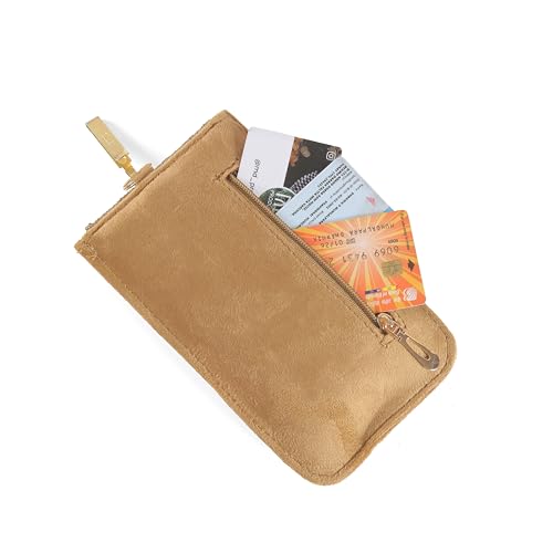 Image of J I ACCESSORIES Velvet Saree Clutch Mobile Pouch Waist Clip Ladies Purse Gift For Women