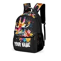 Homieblanket Giraffe Backpack for Kids Girls Boys School, 16 Inches Cute Giraffes Bookbag, Daily Casual Backpacks