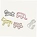 OSALADI 30Pcs Golden Horse Shaped Paper Clips Cute Equestrian Decorative Bookmarks Premium Clamps for Home Office School Creative and Reliable Paper Holding