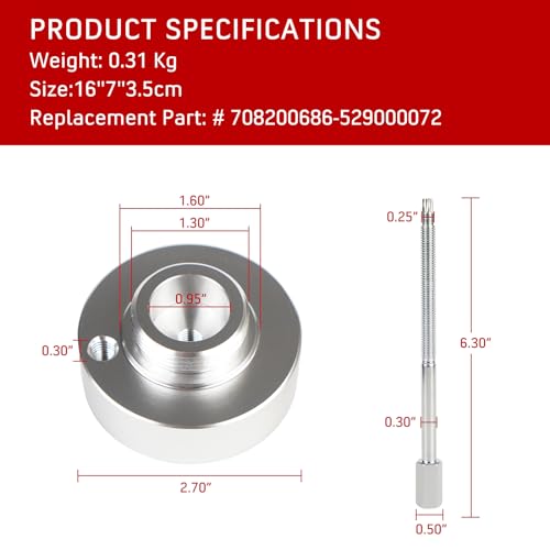 Image of Belt Removal Clutch Tool Compatible With Can-Am Defender HD8 HD10 Replace 708200686-529000072