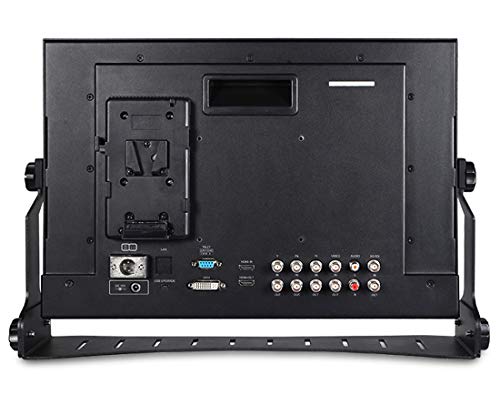 Image of P173-9HSD 17.3 inch Aluminum Design IPS 1920x1080 Pro Broadcast LCD Monitor with 3G-SDI HDMI AV YPbPr 3-Color Tally Light for Living Events and Shows