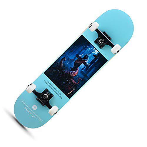 Skateboard kids complet en érable à offrir pour un anniversaire ou une fête