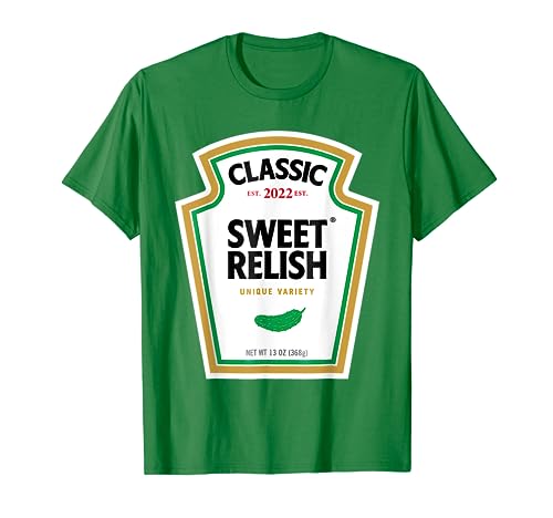 Sweet Relish DIY Halloween Tshirt Condiment Green Pickle T-Shirt