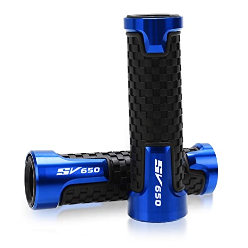 Poignées de guidon moto 22mm pour Suzuki SV650 S 1999-2012 antidérapantes