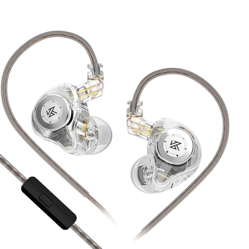 FEDAI KZ EDX Pro �C���C���[�w�b�h�z�� KZ IEM�C���z�� �f���A��DD HiFi �X�e���I�T�E���h�X�e�[�W�C���C���[���j�^�[�C���z�� �L���m�C�Y�L�����Z�����O �Q�[�~���O�C���z�� �~���[�W�V���� �̎� �I�[�f�B�I�}�j�A�p (�N���A�A�}�C