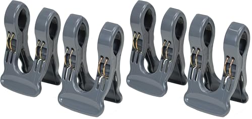 �T���t�W ���󕨊��� ���C�h�Ǝ~�߃N���b�v2P �O���[ ��77mm 2�g ���� ���� �������� �����h�~ �ƃs���` �ѕz �o�X�}�b�g �L�b�`���}�b�g �x�����_ �X�g�b�p�[ �t�b�N �n���K�[ �����h���[ �v���X�`�b�N WS-02 (× 2)