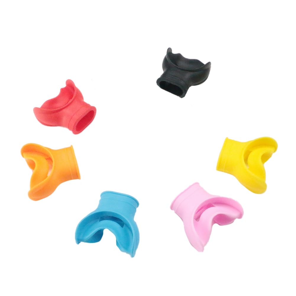 Immersioni Subacquee Secondo Stadio Bocchini in Silicone Regolatore per Boccaglio Colorato Accessori per la Respirazione Subacquea Parti Nere