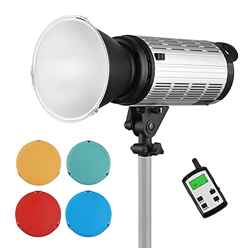 KIKIRon LED-Videoleuchte 200w LED-Fotografie-Fülllampe 0-100% Dimmbar Mit Integrierter 2.4G-FSK-System-Fernbedienung…