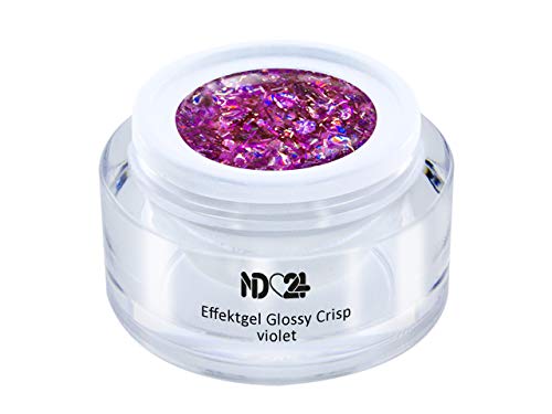Uv Led Effekt-Gel Glossy Crisp Violet - Violett - Studio Qualität - Made In Germany - 5ml