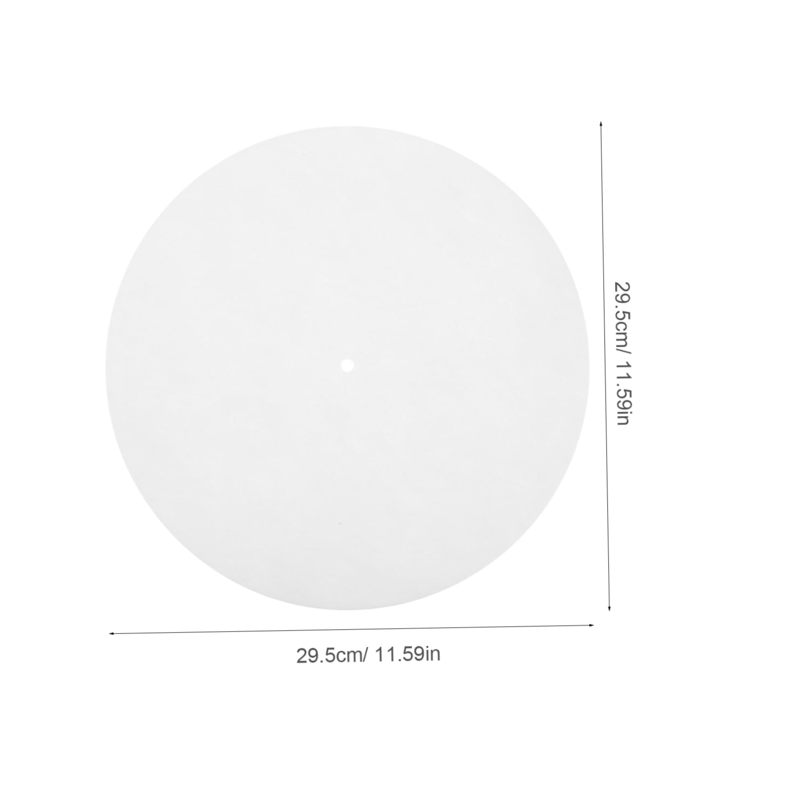 Abaodam Record Slip Mat for Turntable Felt Mat Non-slip Base for Enhanced Vinyl Record Stability