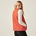 Regatta X Orla Kiely Women's Sleeveless Down Jacket, Clover Red, 16