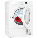 Exquisit Wärmepumpentrockner, 7kg Fassungsvermögen, vollelektronisch, 16 Programme, Knitterschutz, TWP701-030E weiß