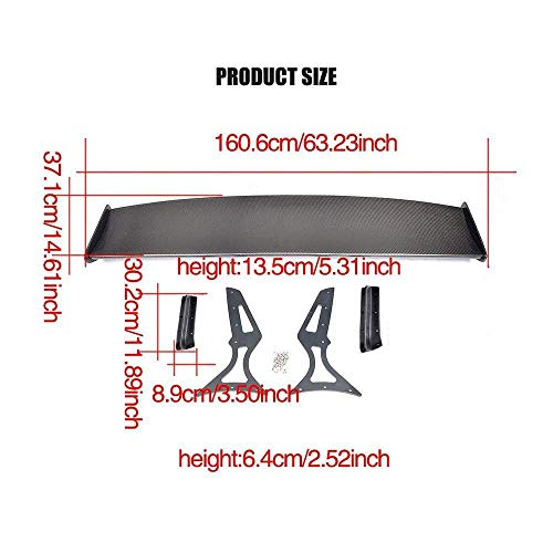 Jc Sportline Carbon Fiber Rear Trunk Spoiler Wing Fits For Toyota Gt86 2012-2017 And Subaru Brz Ft-8 2013-2018 Racing Rear Wing Spoiler Gt Power #TOP5
