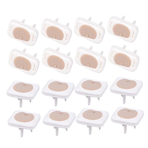 SAFIGLE 個 ホームソケットカバー プロテクター ベビー アウトレットカバー ベビー キャビネットロック 取り囲む たち 保護ソケットカバー コンセントカバー Brown