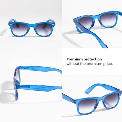 Image of UV Protected Sunglasses Goggles Eyewear Frame TR-90 For Men And Women (Unisex) Unbreakable Stylish Square