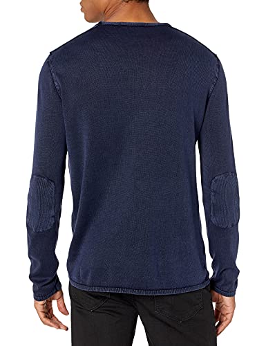 John Varvatos Men's Walter Long Sleeve Crew Neck in Acid Wash3
