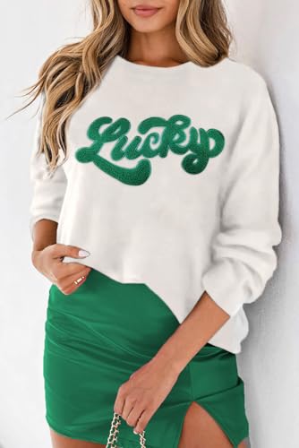 Image of LEMAFER Women 2026 Merry Christmas Round Neck Sequin Letters Sweater Casual Solid Slogan Long Sleeve Pullover Sweatshirt Tops