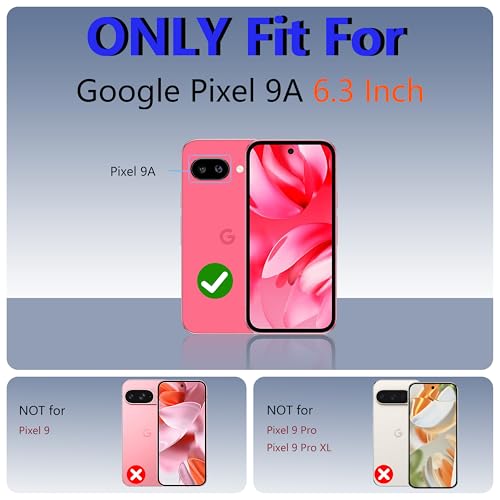 Coque Pixel 9A verte antichoc intégrale avec 2 protège-écrans TPE
