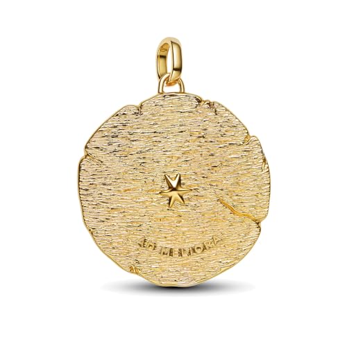 Medallion with Zircon Charm for Women Bracelet Necklaces Fashion Gifts 925 Sterling Silver Charms Making DIY Jewelry2