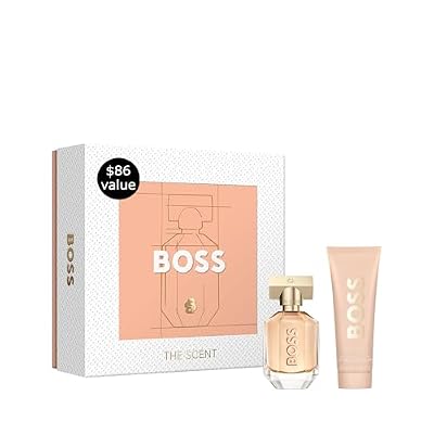 Hugo Boss The Scent Eau de Parfum - Ambery Women's Perfume - With Notes of Peach, Osmanthus, and White Musk - Long Lasting Fragrance