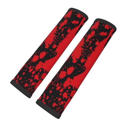 ANFXIEDU Horror Blood Splatter Car Seat Belt Shoulder Pad 2