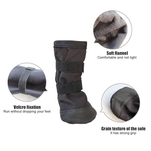 Dog Paws Recovery Shoe,Hundeschuhe Pfotenschutz Outdoor, Hundesocken Anti Rutsch und Leckschutz, Dogs Recovery Boots für Stop Licking, Große Hunde Innen und Draußen für Pet Verletzung (M)