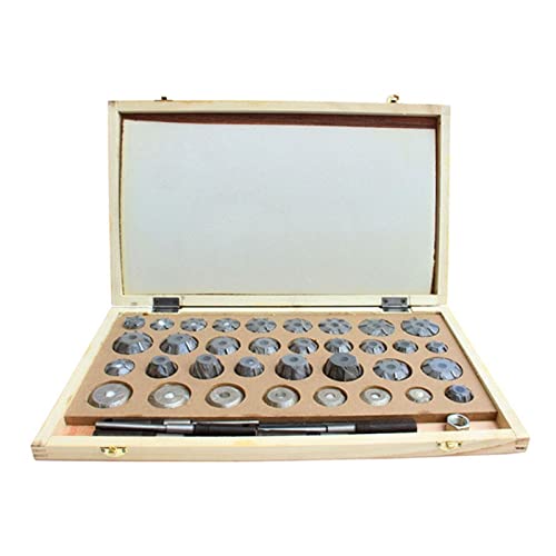 40Pcs Valve Seat Reamer Valve Seat Cutter Vehicle Comprehensive Auto Repair Tool Set Valve Repair Tools,DIY Tools