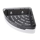 Ksunun Mensola ad Angolo Bagno Senza Foratura 1 Livelli Muro Mensole Autoadesivo Mensola Doccia Ripiani Bagno Parete Ripiano Portaoggetti da Doccia e Cucina