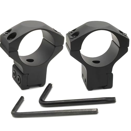 CAJOAUIS 30mm Dovetail Scope Rings Set for 11mm Dovetail Rails (High Profile,Medium Profile,Low Profile) (High Profile-1.5 inch Height)