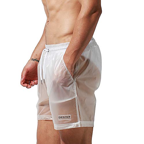 Mendove Mens Transparent Swim Trunks Waterproof Beach Surf Water Sport Shorts with Drawstring3