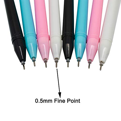 Maydahui Bolígrafos Roller Ball Bunny 20 Piezas Tinta Negra miniatura 4