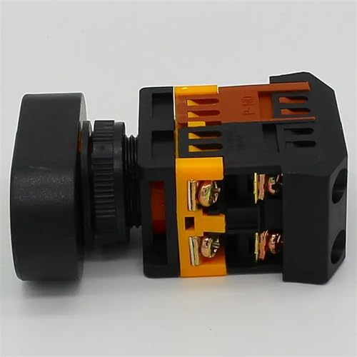 Interruptor de botón doble amarillo para control de motores en casa 3