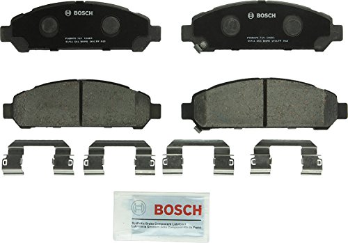Bosch BP1401 QuietCast Premium Semi-Metallic Disc Brake Pad Set For 2009-2016 Toyota Venza; Front