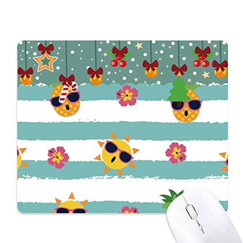 Tapis de souris ananas fleur de rivière pour soulager le poignet