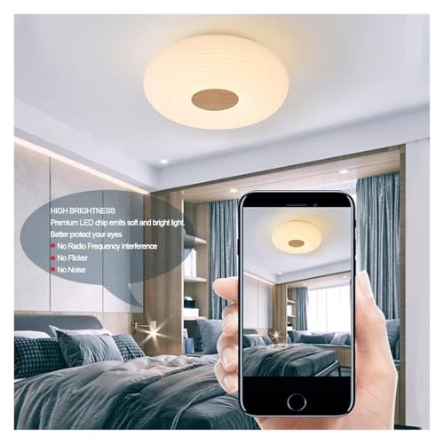 Éclairage de plafond LED moderne et dimmable à trois températures de couleur