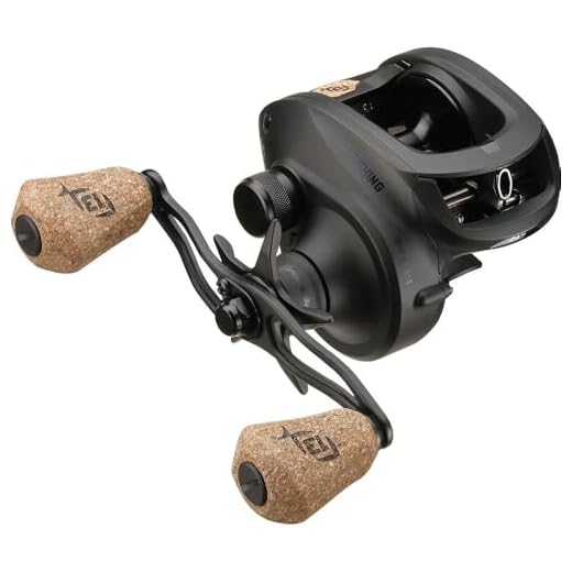 13 FISHING - Concept A23 - Low-Profile Baitcast Fishing Reel - 8.1:1 Gear Ratio - Right Hand Retrieve (300 size) (Fresh+Salt) - CA3-8.1-RH Black
