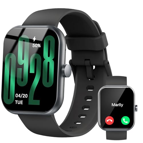 Montre Connectée Homme Femme, 1.96