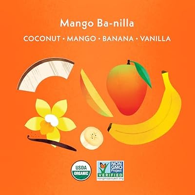 Once Upon a Farm Coconut Melts, Mango Ba-nilla 1oz
