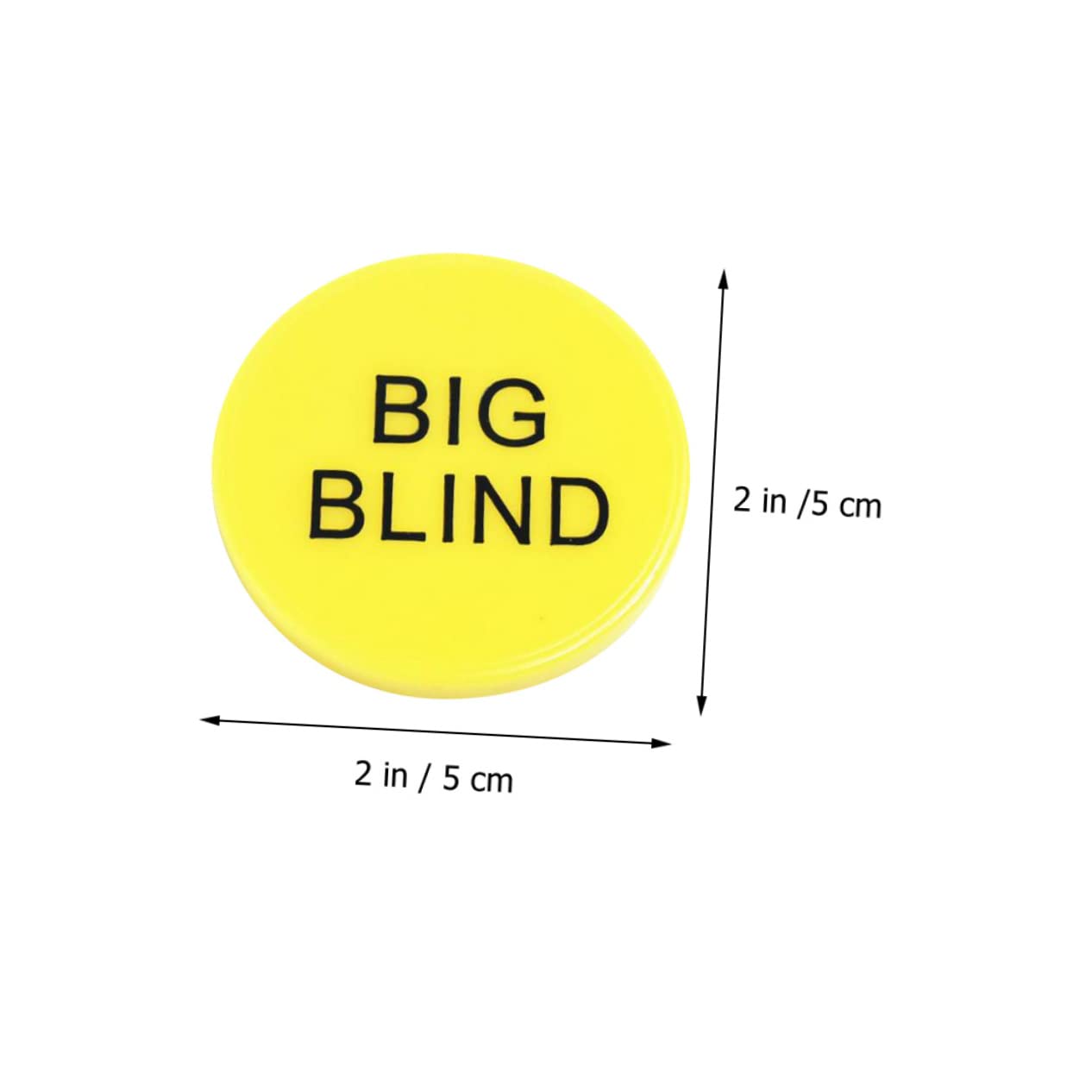 COSMEVIVI 3pcs Magnetic Bingo Chips Poker Chip Buttons for Bingo Games Counting Discs