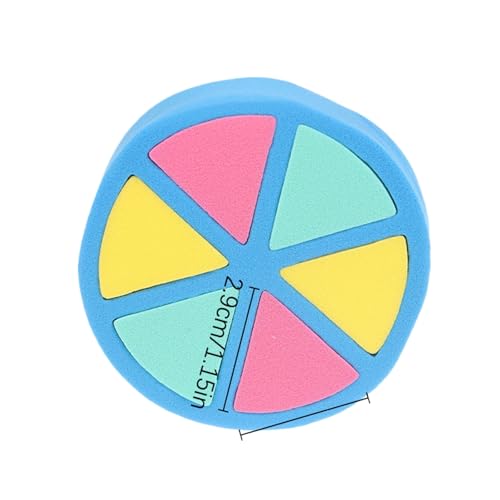 Rufevee 6/8 cuñas del aplicador de la Esponja del Maquillaje de la Piezas Mini, esponjas cosméticas del triángulo para la Fundación, Se ruboriza, Sombra de Ojos, Mezcla y alisando