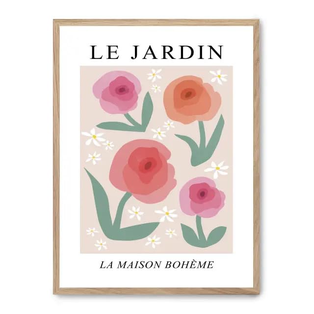 Cuadro le jardin ix FASE5 brisez la monotonie des murs blancs salon
