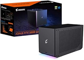 Gigabyte AORUS RTX 3080 Gaming Box (REV2.0) eGPU, WATERFORCE All-in-One Cooling System, LHR, Thunderbolt 3, GV-N3080IXEB-10GD REV2.0 External Graphics Card