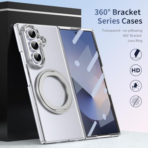 Coque Samsung Z Fold 7 transparente rigide avec protection écran - 5