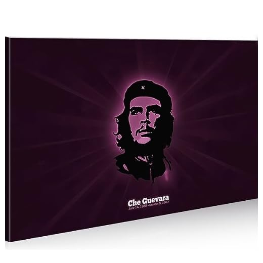 islandburner Imagen imágenes en Lienzo CHE Guevara 1P XXL Póster Lienzo Cuadro de decoración salón Marca