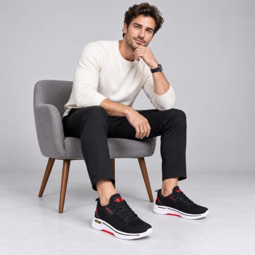 Image of BERSACHE Premium Sports,Gym, Trending, Stylish Running Shoes for Men (Blue)