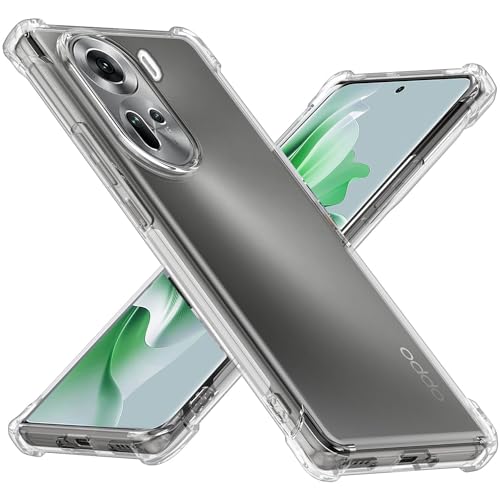Image of Shockproof Clear Bumper Back Cover Case for Oppo Reno 11 5G |360 Degree Soft Transparent Back Cover Case for Oppo Reno 11 5G (Transparent)