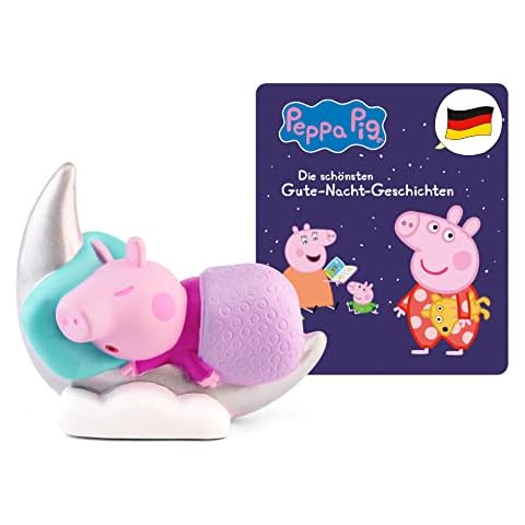 tonies Hörfigur für Toniebox, Peppa Wutz - Gute Nacht Geschichten, Hörspiel für Kinder ab 3 Jahren, Spielzeit ca. 41 Minuten Cover